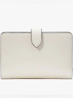 NWT Kate Spade Schuyler Medium Compact Bifold Wallet (Meringue)